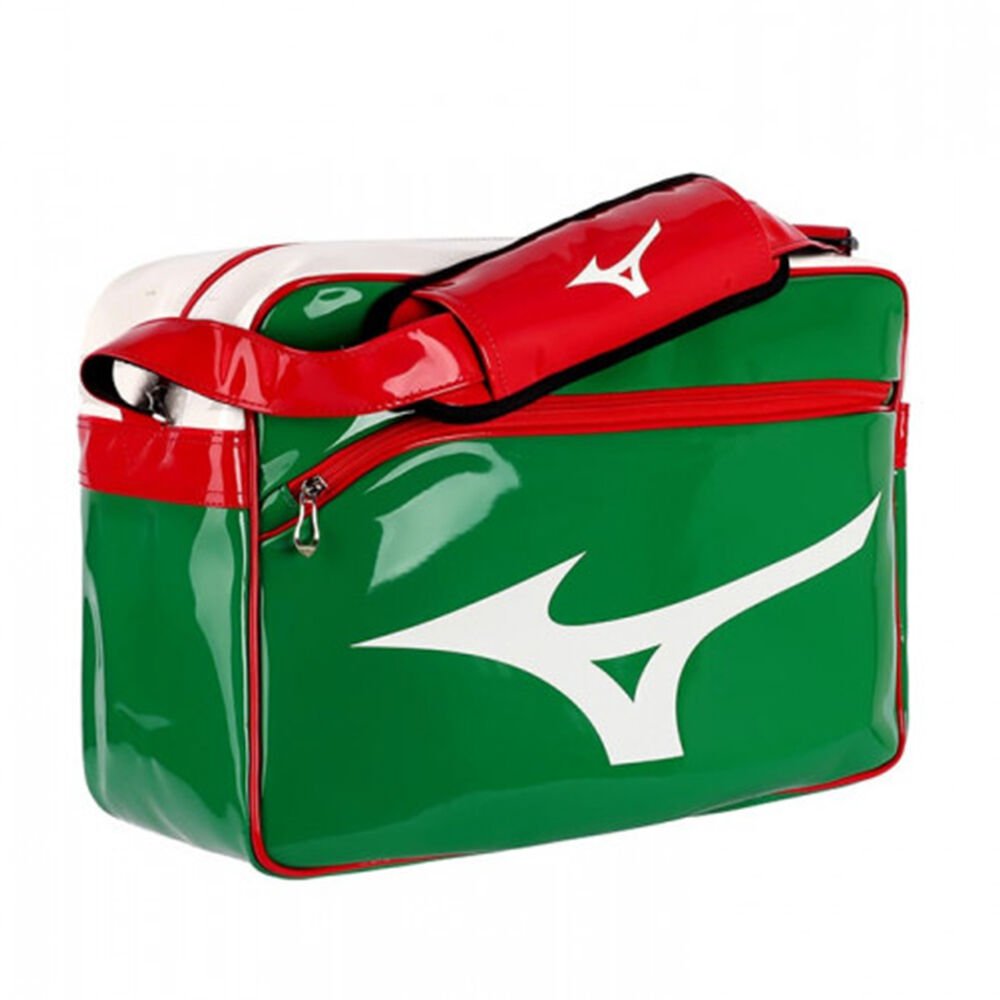 Womens Mizuno RB Enamel M Bag Green/Red Philippines (ICAFTW935)